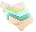 GIFTPOCKET Women's Under the Bump Maternity Panties Underwear, Pack of 5, Assorted Random Designs and Colors, L