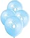 12" Latex Blue Elephant Boy Baby Shower Balloons, 8ct primary