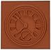 Roman Clock Rubber Cling Stamp