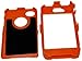 Iphone 4 4S Body Armor Defender - Comparable to Otterbox Defender + 1pc 3ft Data Cable (Blue on Orange)