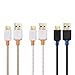 Cable Matters 3-Color Combo USB-C Cable (USB C to USB Cable) with Braided Jacket 3.3 Feet for Samsung Galaxy S20, S20+, S20 Ultra, Note 10, Note 10+, LG G8, V50, Google Pixel 4, and More