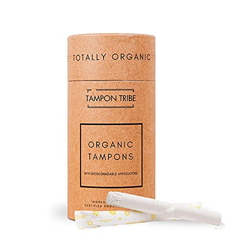 Tampon Tribe Organic Cotton Tampons, NonToxic Unscented Natural
