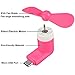 Android Smart Fan Pocket Size Portable Low Noise Cooling Mini USB Mobile Phone Fan for Samsung Galaxy S7, S7 Edge, LG G5 & Other Android Smart Phone 6 Pack Value Pack