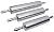 New Star Foodservice 37524 Extra Heavy Duty Restaurant Aluminum Rolling Pin, 18", Silver
