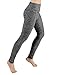 ODODOS Women’s High Waist Yoga Pants with Pockets,Tummy Control,Workout Pants Running 4 Way Stretch Yoga Leggings with Pockets,CharcoalHeather,Largethumb 2
