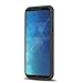 LG Q6 Case, J&D [Lightweight Bumper] [Anti-Scratch] [Leather Texture Pattern] Shock Resistant Protective Rubber Silicone TPU Slim Case for LG Q6 - Black