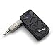 LENOGE Bluetooth Receiver, Streambot Mini Bluetooth Car Aux Adapter / 10Hrs Hands-Free Car Kits / Portable Wireless Music Adapter for Car/Home Audio Stereo System (CSR/HFP/HSP/A2DP/AVRCP/Built-in Mic)