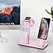 YoFeW Charging Stand for Apple Watch Charger Stand Aluminum Dock Station Compatible for iWatch Apple Watch Series 4/3 / 2/1/ AirPods/iPhone X/XS/XS Ma /8 / 8Plus / 7/7 Plus /6S /6S Plus