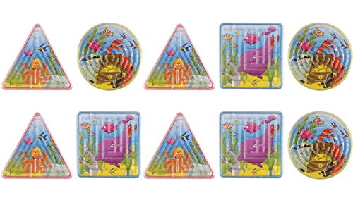 HENBRANDT 10 X Mini Sealife Maze Puzzle