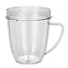 Sduck 18 OZ Small Cup with handle juicer accessories For NUTRIBULLET Blender Juicer, Replacement Parts for Nutribullet, primary