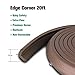 TinyGuards 23.15ft [20ft Edge + 8 Corners] & Corner Guards;Furniture Bumpers & Edge Cushion;Baby proof Desk Table Protector;Home Guards for Child safety proofing,Coffee