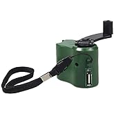 Portable Hand Crank Generator, 5V USB Charger for Cell Phone | Portable | Ideal for Emergency Outdoor Mobile Phone Charging