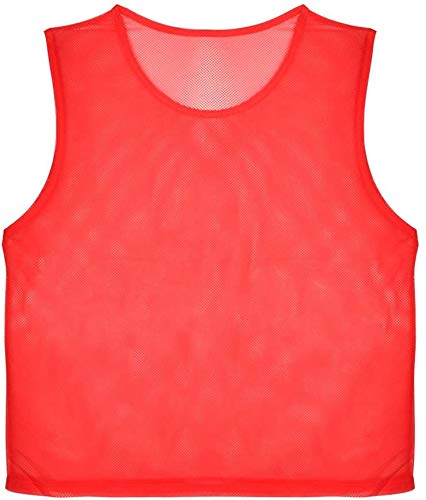 VGEBY1 12Pcs Mesh Scrimmage Confrontation Training Vests Football Vest Breathable Adults Jerseys Bibs