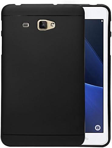 ECellStreet 360 Degree Protection Slim Flexible Soft Back Case Cover for Samsung Galaxy Tab A 7.0 2016 T280 / T285 - Black