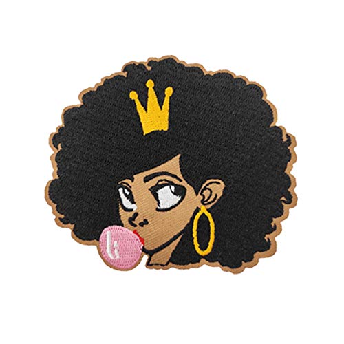 Cute-Patch Black Girl Magic Black Queen Iron on Patch