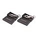 Teenitor 2 PCS Unique Car Shape Heavy Duty KeyChain Key Ring For Men/Boys, Best Birthday Christmas Gift for Him