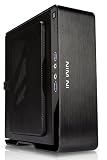 InWin Chopin SECC Mini-ITX Tower Case 150W Power Supply with 4 colors stickers inside, Black Aluminum