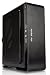 InWin Chopin SECC Mini-ITX Tower Case 150W Power Supply with 4 colors stickers inside, Black Aluminum primary