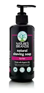 Herbal Choice Mari Shaving Soap m/w Organic For Her 200ml/ 6.8oz Pump