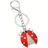 ARFUKA Keychain Beetle Pendant Keyring Unisex Key Organizer Holder Keyring Birthday Christmas Wedding Valentine's Day Gift for Men and Women