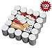 BOLSIUS 100 Pack Unscented Tea Lights - 3.5 Hours - Premium European Quality - Consistent Smokeless Flame - 100% Cotton Wick - Dinner, Wedding, Party, Restaurant, Spa, Church, & Home Décor Tealights