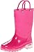 Western Chief Girls Light-Up Rain Boot, Solid Pink, 10 M US Toddler