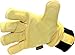 Kinco, 901-S Men's Pigskin Leather Ski Glove, HeatKeep Thermal Lining, Draylon Thread, Small, Golden, with Nikwax Waterproof Wax