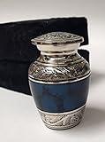 Memorial Keepsake Cremation Urn, Funeral Tokens, Human Ash Urns with Case-Small