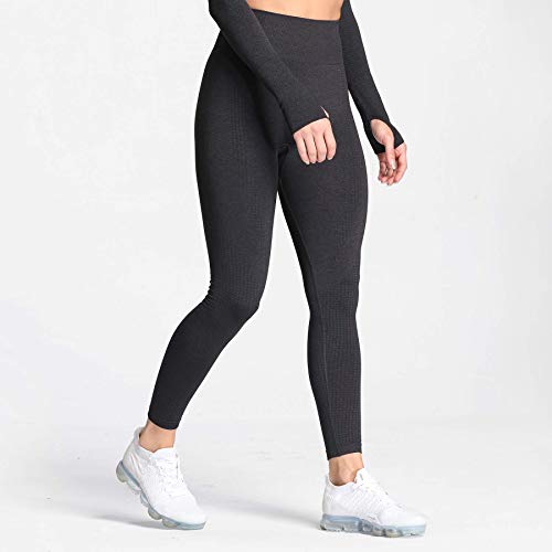 Aoxjox Women's High Waist Workout Gym Vital Seamless Leggings Yoga
