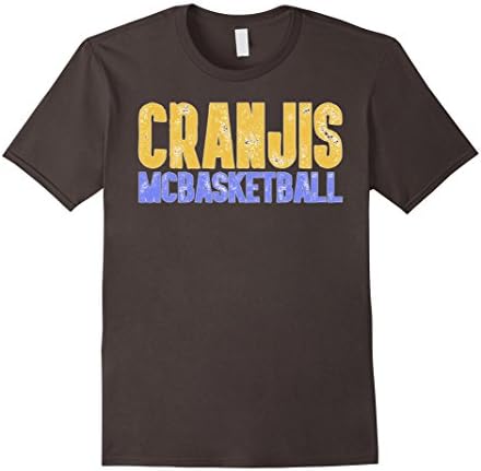 Mens Cranjis Mcbasketball T-Shirt Cool Sports Gift TShirt 3XL Asphalt