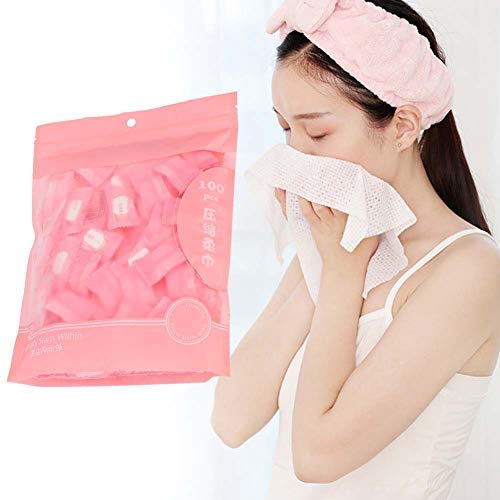 100 Pcs Compressed Towel, Portable Mini Compressed Coin Tissue, 100 Pcs Compressed Towel For Face Cleaning Home Travel Sport For Pads Beauty Salon Home Hand Wipes