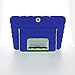 Gumdrop Cases Hideaway Stand for Samsung Galaxy Tab 4 10.1 Rugged Tablet Case Shock Absorbing Cover Royal Blue/Lime SM-T530