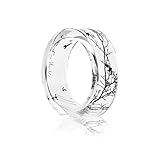 New Arrival Handmade Birds and Branches Transparent Resin/Plastic Women/Men's Charm Ring