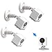 Cam Camera Wall Mount Bracket, Weather Proof 360° Protective Plastic Housing Cover Case and Adjustable Mount for Cam V2 V1 and Ismart Spot Camera Indoor Outdoor (Clear-3 Packs)
