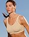 Champion Women's Double Dry Distance Underwire Sports Bra, Black, 36/38D/DD