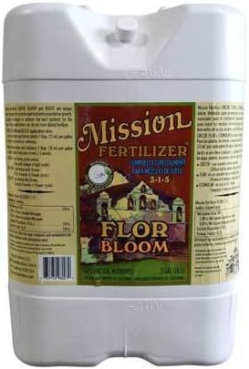 Mission Fertilizer Bloom 3-1-5 Organic Fertilizer Liquid 5 Gallon - (Organic Soil nutrients)