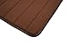 Townhouse Rugs Luxurious 17-Inch by 24-Inch Memory Foam Bath Rug, Brown