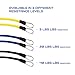 Victorem Speed and Agility Leg Resistance Bands - Ultimate Speed Bands Set - Physical Fitness Workout Strength Training - Increase Muscle Endurance - Football, Basketball, Soccer, Track and Field