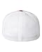 Flexfit Structured Low-profile Trucker Cap, One Size (Red/White)