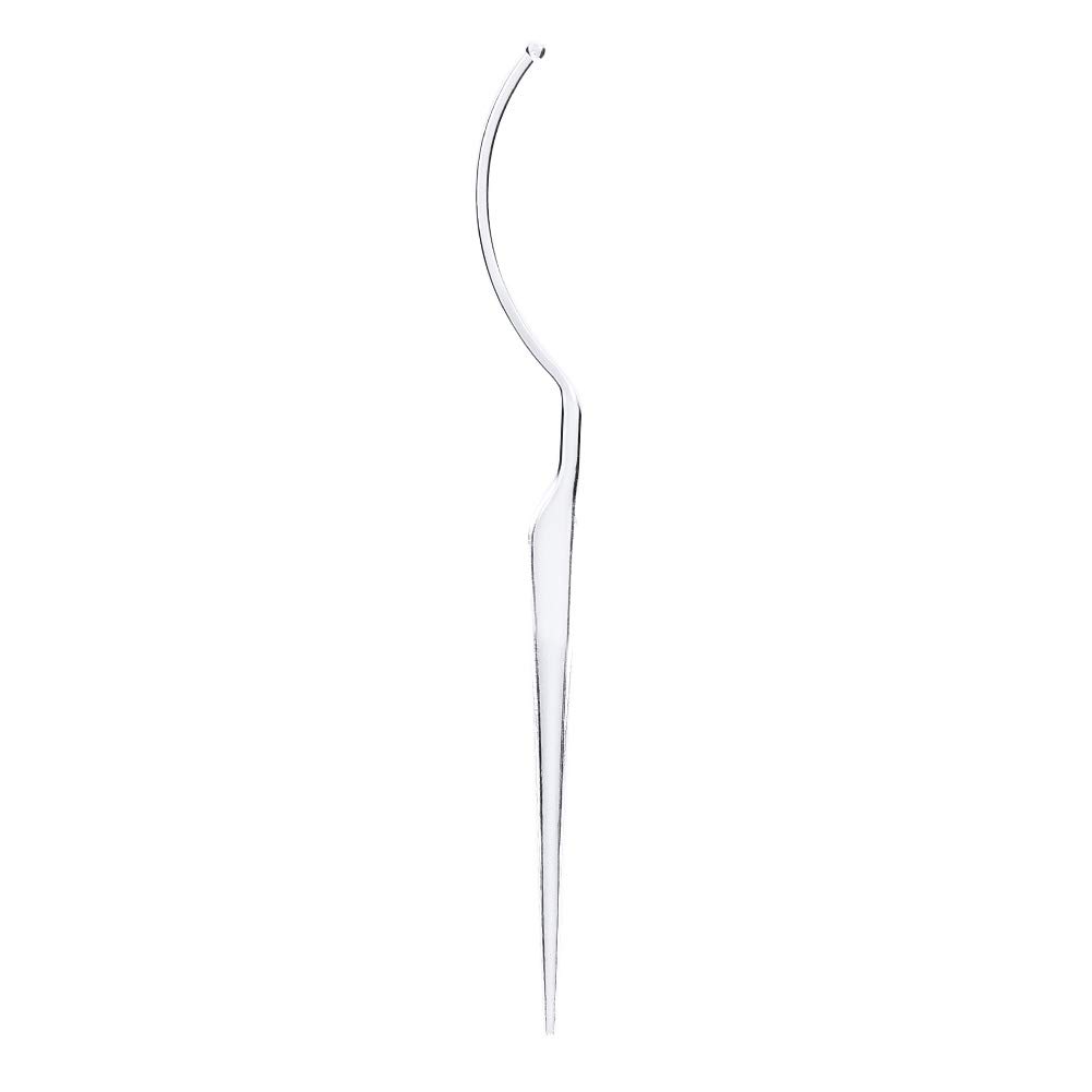 2 Pcs Stick for displaying false eyelashes Eyelash extender Eyelash grafting aids Designed according to the shape of the eye, for families, beginners and beauty salons(Whi