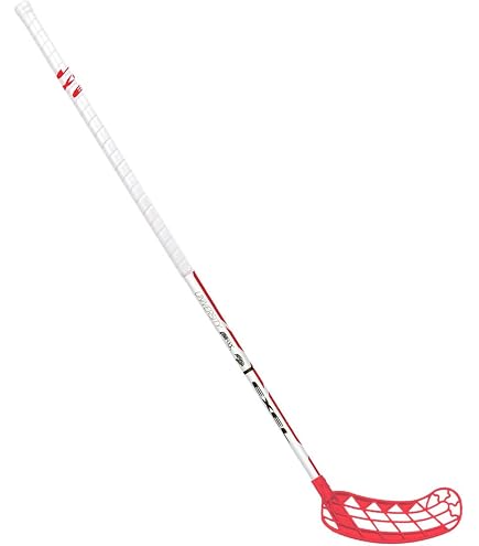 Exel University Series Floorball Stick - Fiberglass, White, Various Lengths (65cm To 101cm) For Indoor Floorball