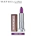 Maybelline New York Color Sensational Purple Lipstick Matte Lipstick, Vibrant Violet, 0.15 oz