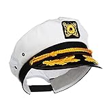Ifavor123 Sailor Captain Yacht Adjustable Snapback Cap Boat Halloween Hat