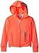 PUMA Little Girls' Zip Hoodie, Fiery Coral, 5