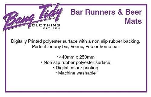 Bang Tidy Clothing Bar Runner Ornate Floral Posh #17 Drip Spill Mat Personalized Bar Gifts - Thumbnail 2