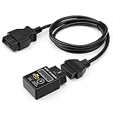 INTEY Bluetooth OBD2 Car Diagnostic Scanner for Android & Windows 7 8 Devices OBDII Car Check Engine Light Code Reader Scan Tool with 5ft Extension Cable