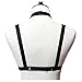 Women Hollow Out Strap Crop Top Harness Bra Elastic Cup-Less Cage Bra