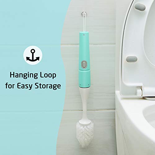 Homitt Electric Toilet Brush Cordless Toilet Scrubber, Power Scrubber