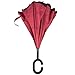 theNORTHblu Inverted Umbrella, Cars Reverse Umbrella, Elover Windproof UV Protection Big Inside Out Umbrella for Car Rain Outdoor with C-Shaped Handle and Carrying Bag Suprella
