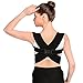 Posture Corrector Brace and Clavicle Support Straightener for Upper Back Shoulder Forward Head Neck Aid, Improve and Fix Poor Posture for Women Men (L(35''-48'' Chest))
